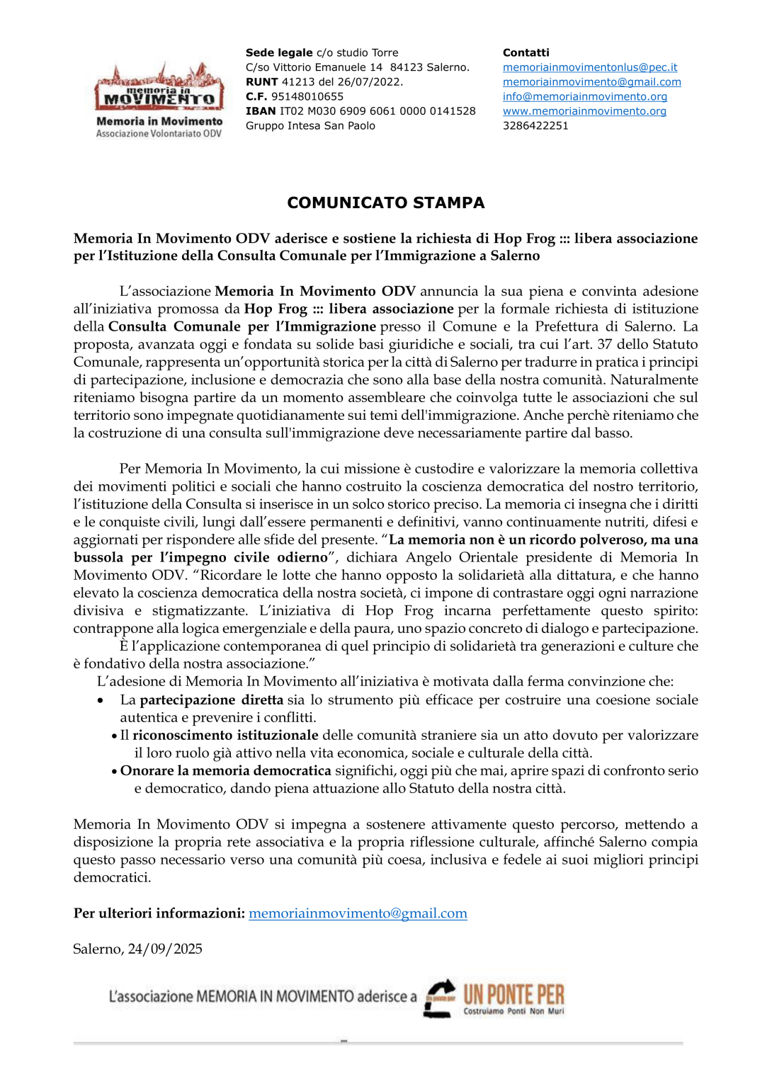 comunicato